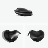 ヤーキ マルチケース かわいい 革 レザー 床革 YAHKI ミニポーチ ポーチ コインケース 小銭入れ 小物 ブランド ハート ハート型 おしゃれ シンプル 可愛い 立体感 アクセサリー レディース SMOOTH YH-640