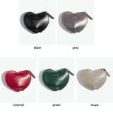 ヤーキ マルチケース かわいい 革 レザー 床革 YAHKI ミニポーチ ポーチ コインケース 小銭入れ 小物 ブランド ハート ハート型 おしゃれ シンプル 可愛い 立体感 アクセサリー レディース SMOOTH YH-640