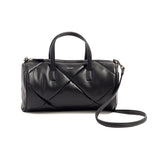 ヤーキ ボストンバッグ レディース かわいい 軽量 キルティング YAHKI バッグ ショルダーバッグ ブランド 小さめ ミニショルダー おしゃれ シンプル ロゴ ロール型 合皮 2WAY FAKE CROSSBODY BAG YH-746