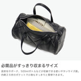 ヤーキ ボストンバッグ レディース かわいい 軽量 キルティング YAHKI バッグ ショルダーバッグ ブランド 小さめ ミニショルダー おしゃれ シンプル ロゴ ロール型 合皮 2WAY FAKE CROSSBODY BAG YH-746