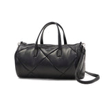 ヤーキ ボストンバッグ レディース かわいい 軽量 キルティング YAHKI バッグ ショルダーバッグ ブランド 小さめ ミニショルダー おしゃれ シンプル ロゴ ロール型 合皮 2WAY FAKE CROSSBODY BAG YH-746