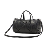 ヤーキ ボストンバッグ レディース かわいい 軽量 キルティング YAHKI バッグ ショルダーバッグ ブランド 小さめ ミニショルダー おしゃれ シンプル ロゴ ロール型 合皮 2WAY FAKE CROSSBODY BAG YH-746