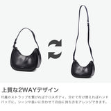 ヤーキ ショルダーバッグ レディース 斜めがけ YAHKI バッグ 軽量 小さめ コンパクト ブランド 大人 ショルダー クロスボディ ハンドバッグ 革 レザー おしゃれ シンプル 2WAY SOFT W FACE CROSSBODY BAG YH-755