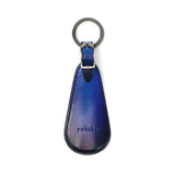 Yuhaku Shoe Horn Mobile yuhaku Shoe Horn Keychain Mobile Portable Carrying Compact Simple Stylish Brand Leather Genuine Leather Cowhide Leather Hand-dyed Portable Shoe Horn Shoe Bella Adult Luxury Elegant Men Made in Japan Foschia YFP282