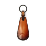 Yuhaku Shoe Horn Mobile yuhaku Shoe Horn Keychain Mobile Portable Carrying Compact Simple Stylish Brand Leather Genuine Leather Cowhide Leather Hand-dyed Portable Shoe Horn Shoe Bella Adult Luxury Elegant Men Made in Japan Foschia YFP282