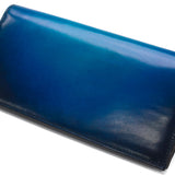 ユハク 長財布 メンズ 薄い ブランド yuhaku 本革 革 軽い 財布 折り財布 小銭入れあり カード 手染め グラデーション 大人 上品 牛革 おしゃれ かっこいい 高級 日本製 ギフト プレゼント Veratula YVP116