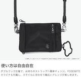 【正規取扱店】 ヨセミテストラップ ポーチ メンズ レディース 小さめ 小物入れ ブランド YOSEMITE STRAP 軽量 軽い 小さい コンパクト ミニ アウトドア スマホ 携帯 バッグ 日本製 2WAY PHONE CASE BAG YSA-7049