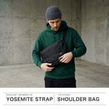 【正規取扱店】 ヨセミテストラップ ショルダーバッグ メンズ レディース 大きめ 斜めがけバッグ A4 B4 YOSEMITE STRAP ナイロン 軽量 メッセンジャーバッグ 撥水 はっ水 PC 拡張 EXPANDER MESSENGER BAG