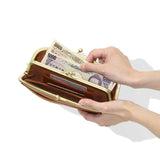 Folna Wallet Folna Gamaguchi Wallet Nume Oil Shrink Wallet Wallet Long Wallet Ladies Leather Genuine Leather 2993603