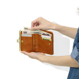 Folna Wallet FOLNA Bi -fold Wallet Nume Oil Shrink Wallet Gamaguchi Coin Purse Ladies Leather Genuine leather 2993666