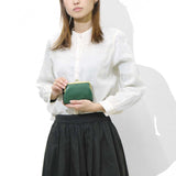 Folna Wallet FOLNA Bi -fold Wallet Nume Oil Shrink Wallet Gamaguchi Coin Purse Ladies Leather Genuine leather 2993666