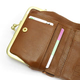 Folna Wallet FOLNA Bi -fold Wallet Nume Oil Shrink Wallet Gamaguchi Coin Purse Ladies Leather Genuine leather 2993666
