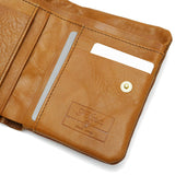 Folna Wallet FOLNA Bi -fold Wallet Nume Oil Shrink Wallet Gamaguchi Coin Purse Ladies Leather Genuine leather 2993666