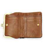 Folna Wallet FOLNA Bi -fold Wallet Nume Oil Shrink Wallet Gamaguchi Coin Purse Ladies Leather Genuine leather 2993666