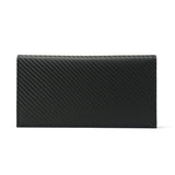NEU Interesse Nein Telesse Wallet Long Wallet Men's Sasamachi Long Wallet Carbon Leather Leather Leather Leather GRAFITE Graphite 3040