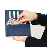 NEU Interesse Nein Telesse Wallet Long Wallet Men's Sasamachi Long Wallet Carbon Leather Leather Leather Leather GRAFITE Graphite 3040