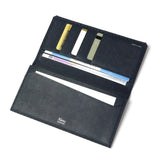 NEU Interesse Nein Telesse Wallet Long Wallet Men's Sasamachi Long Wallet Carbon Leather Leather Leather Leather GRAFITE Graphite 3040