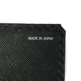 NEU Interesse Nein Telesse Wallet Long Wallet Men's Sasamachi Long Wallet Carbon Leather Leather Leather Leather GRAFITE Graphite 3040