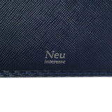 NEU Interesse Nein Telesse Wallet Long Wallet Men's Sasamachi Long Wallet Carbon Leather Leather Leather Leather GRAFITE Graphite 3040