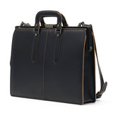 Aoki Bag Business Bag Complex Gardens Light 2way 얇은 마치 비즈니스 가방 남성용 가죽 가죽 검은 비즈니스 A4 3684