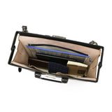 Aoki Bag Business Bag Complex Gardens Light 2way 얇은 마치 비즈니스 가방 남성용 가죽 가죽 검은 비즈니스 A4 3684