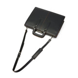 Aoki Bag Business Bag Complex Gardens Light 2way 얇은 마치 비즈니스 가방 남성용 가죽 가죽 검은 비즈니스 A4 3684