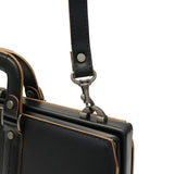 Aoki Bag Business Bag Complex Gardens Light 2way 얇은 마치 비즈니스 가방 남성용 가죽 가죽 검은 비즈니스 A4 3684