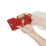 예술 및 공예 키 케이스 예술 및 공예 엘바 마트 ACC 키 케이스 가죽 정품 가죽 가죽 소형 예술 및 공예 남자 숙녀