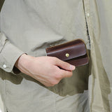 예술 및 공예 지갑 예술 및 공예 L- 형태의 패스너 지갑 Elbamatt Acc Compact Twin Purse Mini Wallet 가죽 가죽 가죽 예술 및 공예 남성용 숙녀