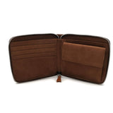 Seni & Kraf Seni dan Kraf Cordovan ACC Round-Zip Billfold Wallet Bi-Fold Wallet
