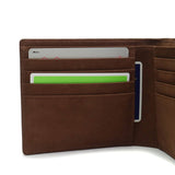 Seni & Kraf Seni dan Kraf Cordovan ACC Billfold Wallet W Coin Purse Bi -Fold Wallet