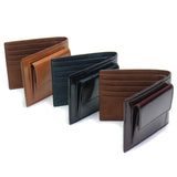 Seni & Kraf Seni dan Kraf Cordovan ACC Billfold Wallet W Coin Purse Bi -Fold Wallet