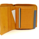 Albero Albero Pierrot Pierro L -shaped Fastener Bi -fold Wallet 6429