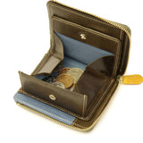 Albero Albero Pierrot Pierro L -shaped Fastener Bi -fold Wallet 6429