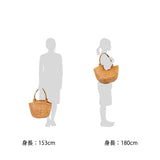 Robita Robita 가방 토트 백 메쉬 가죽 토트 꽃 / L 크기의 숙녀 An-052L