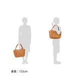 Robita Robita 가방 토트 백 메쉬 가죽 토트 숙녀 L 크기 An-056L