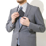 NELD NELDE 명함 홀더 카드 케이스 케이스 남자 가죽 미세한 AN105