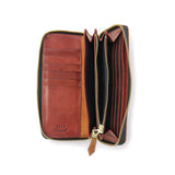 NELD NELDO PUEBRO PUEBLO ROUND FASTERE LONG WALLET AN143