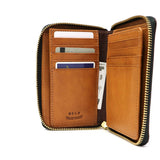 Neldo Bi -fold Wallet NELD PUEBRO Middle round wallet with coin purse box -type coin purse Men's ladies leather leather pueblo an150