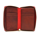 Neldo Bi -fold Wallet NELD PUEBRO Middle round wallet with coin purse box -type coin purse Men's ladies leather leather pueblo an150