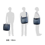 마리의 애니 미치 가죽 크로싱 가죽 토트 23-02001