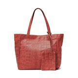Bardo bag Bardot Rose Tote Bag Gentor Croco A4 파우치 파우치 반사 숙녀 Lublies BR-4601