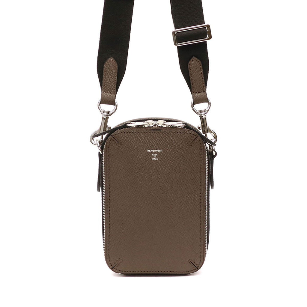 Prada Brique Saffiano Leather Messenger Bag in Brown for Men