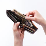 Port Port Buggy Port Penuh Chrome Bi-Fold Wallet HRD-408