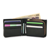 Port Port Buggy Port Penuh Chrome Bi-Fold Wallet HRD-408