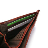 Port Port Buggy Port Penuh Chrome Bi-Fold Wallet HRD-408