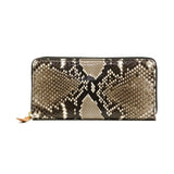 NELD NELDE HEBI SNAKE ROUND FASTNER LONG WALLET AW105