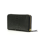 NELD NELDE HEBI SNAKE ROUND FASTNER LONG WALLET AW105