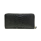 NELD NELDE HEBI SNAKE ROUND FASTNER LONG WALLET AW105