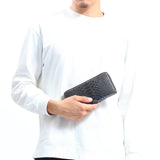 NELD NELDE HEBI SNAKE ROUND FASTNER LONG WALLET AW105